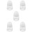 5Pcs Breast Milk Bottle 150Ml Wide Neck Storage Container 10