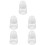 5Pcs Breast Milk Bottle 150Ml Wide Neck Storage Container 8
