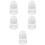 5Pcs Breast Milk Bottle 150Ml Wide Neck Storage Container 9