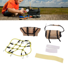 RC-Simulationsdekoration Zubehör Dach Gepäcknetz für 1/18 TRX4M, Khaki