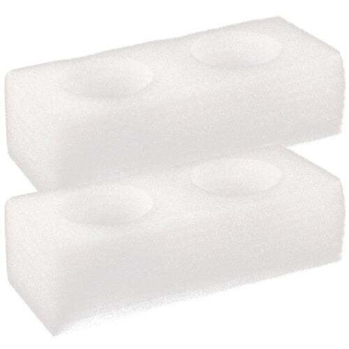 2Pcs Strong White Epe Cup Holder Tray for Food and Picnic