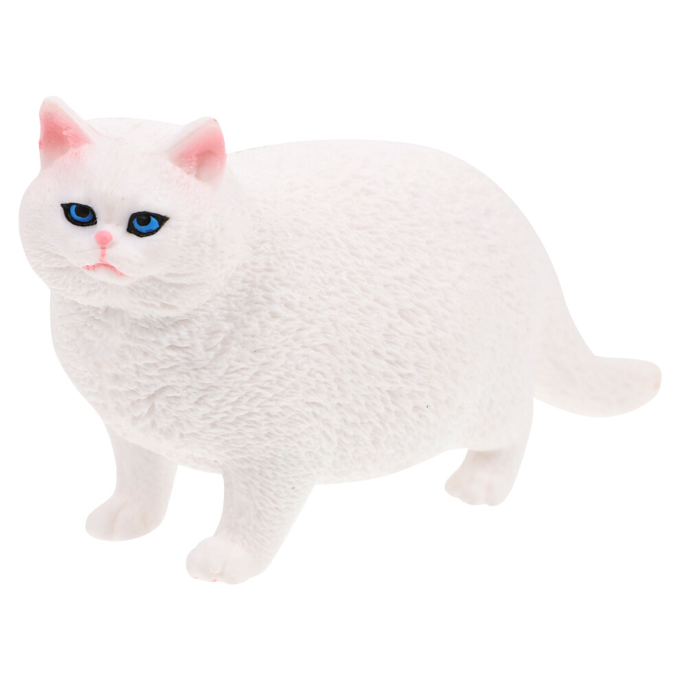 5Pcs Realistic Cat Toys For Kids, Simulation Figurine Decor Villcase