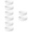 8 Pcs Ceramic Round Plant Saucer Drip Tray 9