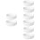 8 Pcs Ceramic Round Plant Saucer Drip Tray 8