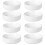 8 Pcs Ceramic Round Plant Saucer Drip Tray 7