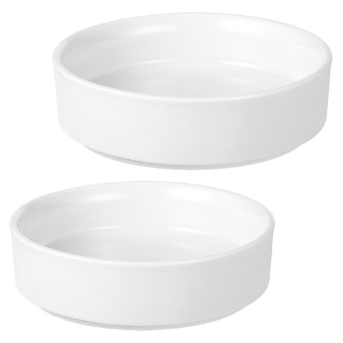 8 Pcs Ceramic Round Plant Saucer Drip Tray 1