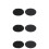 90 Pcs Hook And Loop Pads Non-Slip Carpet Gripper Round 8