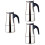 3Pcs Stainless Steel Coffee Maker 200Ml Stovetop Filter Pot 7
