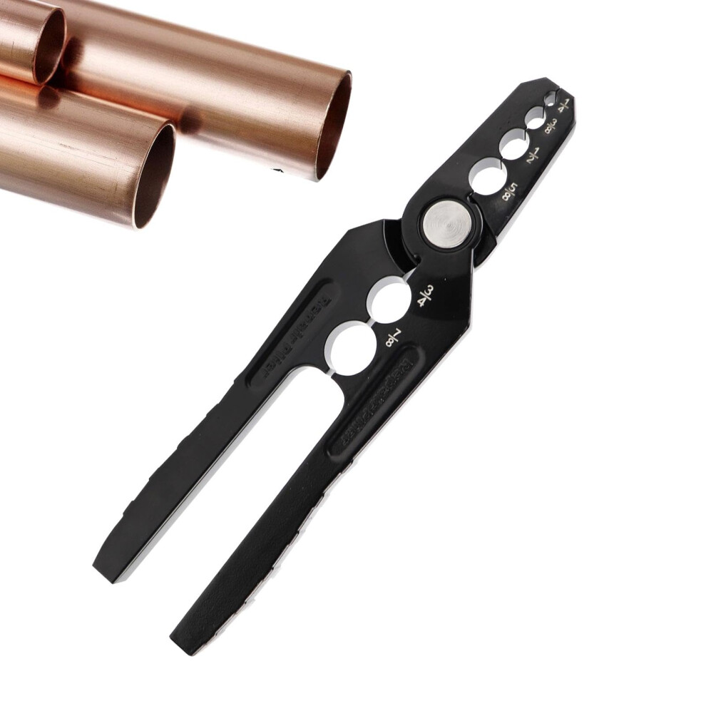 Flat Pipe Repair Pliers For Refrigerant Pipes With Extended Lever Arm 5-Hole Pliers For Copper And Aluminium Pipes 9084446249729