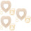 3 Sets Wooden Knitting Macrame Trimming And Cutting Template 9