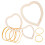 3 Sets Wooden Knitting Macrame Trimming And Cutting Template 3