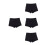 4Stk Damen Safety Pants Elastisch Für Sommer 5