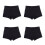 4Stk Damen Safety Pants Elastisch Für Sommer 6