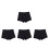 4Stk Damen Safety Pants Elastisch Für Sommer 8
