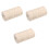 3Pièces Naturelle Beige Pour DIY, Bouquet Décoration 3