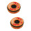 2Pcs Finger Cymbals Bag With Zipper For Handheld Bells 9
