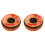 2Pcs Finger Cymbals Bag With Zipper For Handheld Bells 4