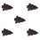 5Pcs Christmas Tree Shaped Snack Tray For Candy And Nuts 4