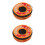 2Pcs Finger Cymbals Bag With Zipper For Handheld Bells 7