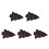 5Pcs Christmas Tree Shaped Snack Tray For Candy And Nuts 10