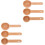 6 Pcs Wood Measuring Spoons For Coffee Beans 5