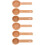 6 Pcs Wood Measuring Spoons For Coffee Beans 7