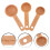 6 Pcs Wood Measuring Spoons For Coffee Beans 11