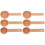 6 Pcs Wood Measuring Spoons For Coffee Beans 4