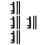 4Ensembles Kit Fixation Extincteur Durable Noir Pour Camion 7