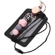 4 Sets Id Card Holder With Lanyard For Bus Work Cards