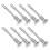 24 Pcs Crib Latch Window Screen Plunger Pin Spring-Loaded Repair Kit 3