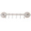 3Pcs Adjustable Double Suction Cup Hook Rack With 6 Linked Hooks 1