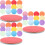 600 Pcs Colorful Round Folding Paper Sheets For Diy Crafts 9