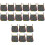 18 Pcs Universal Hanging Baby Stroller Organizer Bag 10