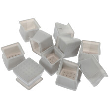 20 Pcs Antiskid Chair Leg Protectors Silicone Floor Protection Pads