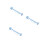 3Pcs Adjustable Double Suction Cup Hook Rack With 6 Linked Hooks 9
