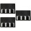 3 Pcs Wall Mounted Hair Clipper Storage Rack Multifunctional Shelf 7