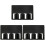 3 Pcs Wall Mounted Hair Clipper Storage Rack Multifunctional Shelf 2