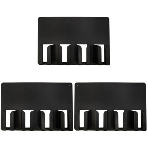 3 Pcs Wall Mounted Hair Clipper Storage Rack Multifunctional Shelf 1