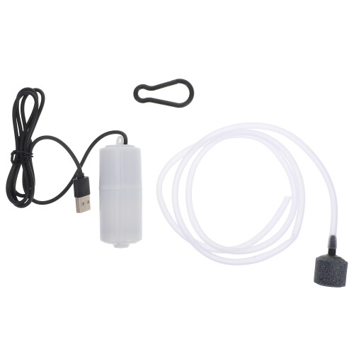 3 Sets Mini Mute Fish Tank Oxygen Pump Plastic Aerator USB