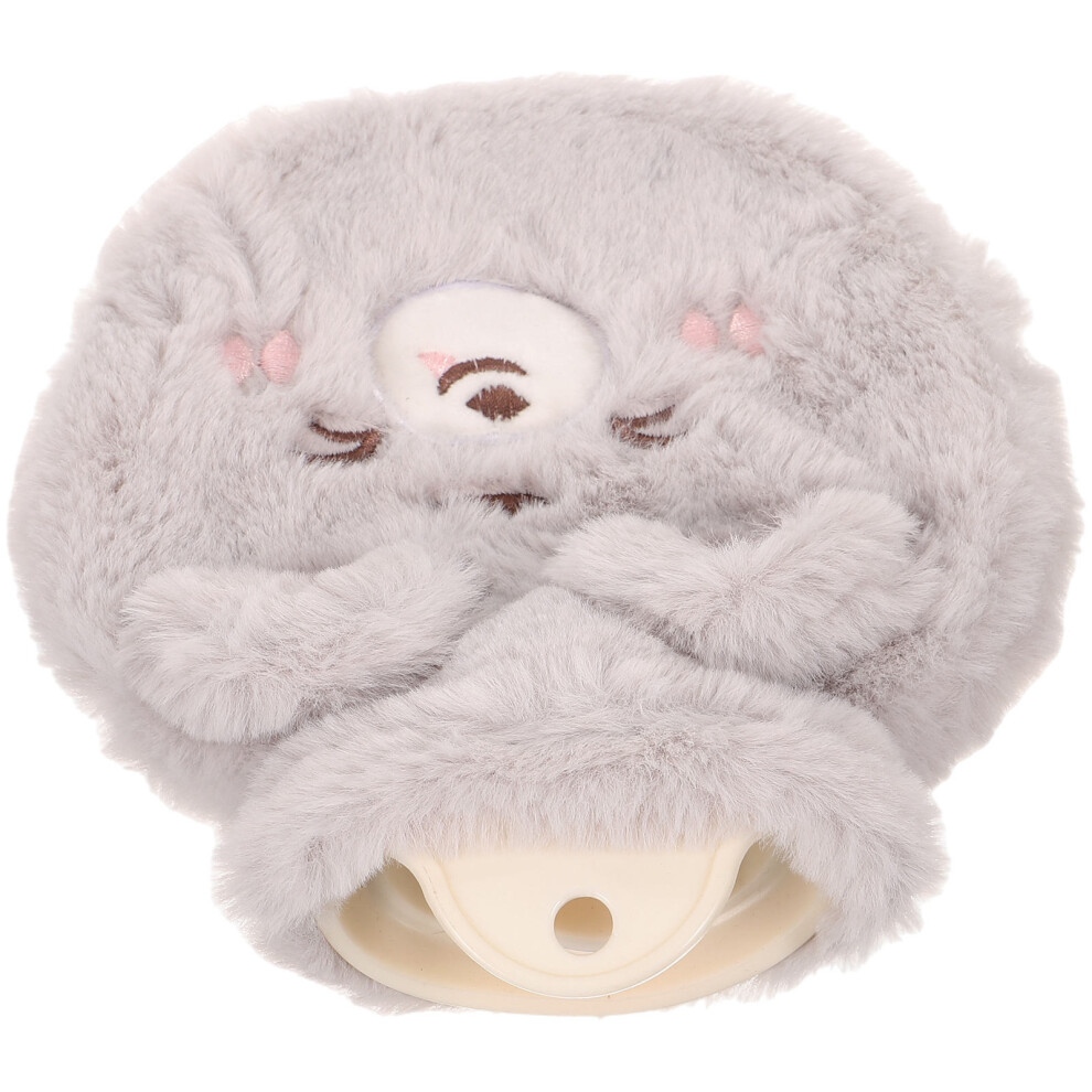 Villcase 4Pcs Cute Cartoon Fuzzy Hot Water Bottle Set