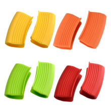 8 Pairs Silicone Pot Handle Clips Thermal Insulation Kitchen Tool