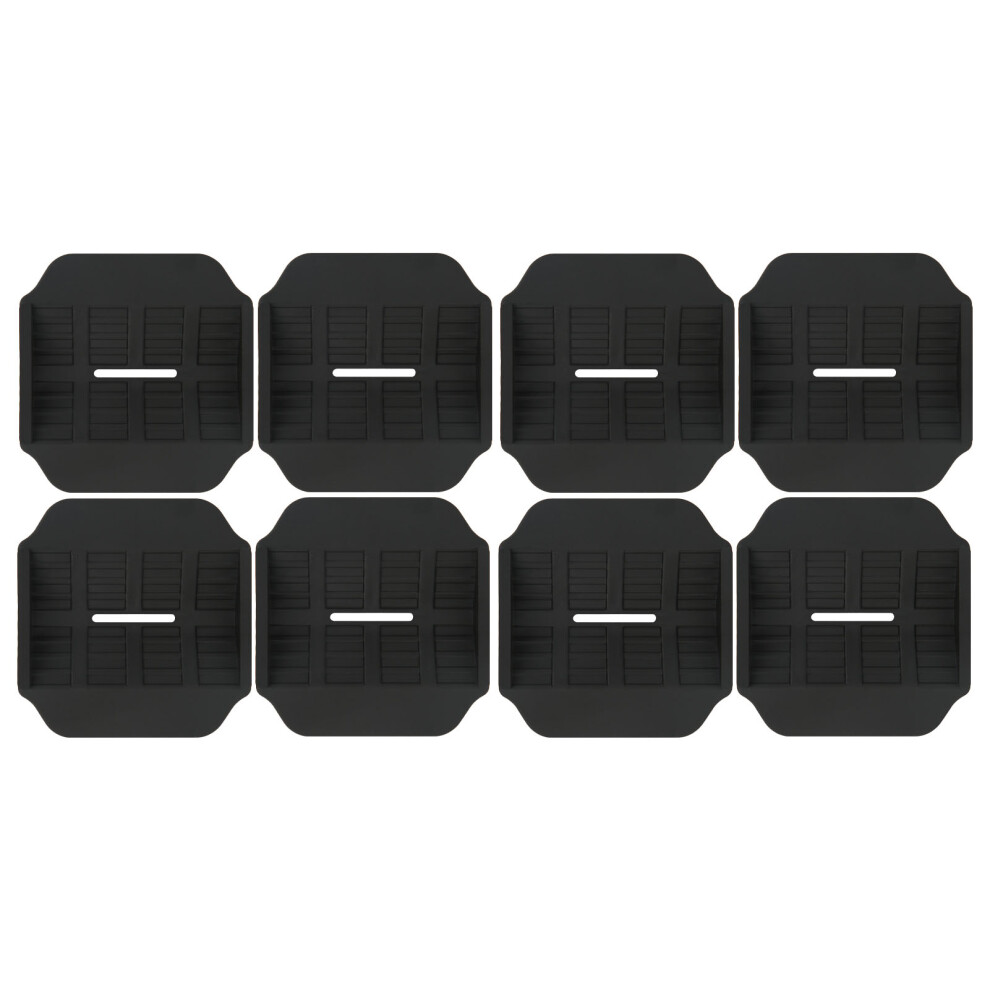 8Pcs Furniture Stopper Rubber Coasters For Bed Chair Sofa Wheel Pads 685922795397