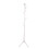 (White) Solid Wood Clothes Tree Round Corner White 1