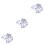 45 Pcs Craft Rolls Cardboard Tubes For Diy Painting Projects White 5