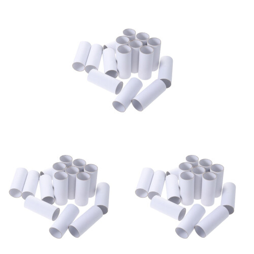 45 Pcs Craft Rolls Cardboard Tubes For Diy Painting Projects White 1