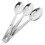 6 Pcs Slotted Serving Spoon Reusable Stainless Steel Buffet Scoop 1