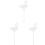 3Pcs Self Watering Bulb For Plants Transparent 2