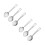 6 Pcs Slotted Serving Spoon Reusable Stainless Steel Buffet Scoop 10