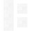 60 Pcs Diy Painting Stencils Templates Plastic Drawing Tools 11